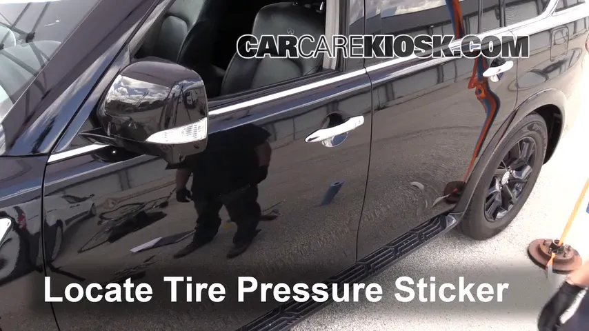 2011 Infiniti QX56 5.6L V8 Tires & Wheels Check Tire Pressure